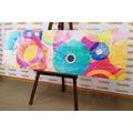 WANDBILD BUNTE KREISE - POP-ART-BILDER - BILDER