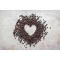 PAPIER PEINT AUTOCOLLANT COEUR EN GRAINS DE CAFÉ - PAPIERS PEINTS AUTOCOLLANTS - PAPIER PEINT