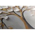 WANDBILD GOLDENER BAUM MIT BLUMEN - BILDER - 🔥 TOTALAUSVERKAUF