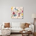 WANDBILD BUNTE SYMPHONIE UND NOTEN - MUSIKBILDER - BILDER