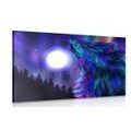 CANVAS PRINT WOLF MOON - PICTURES OF ANIMALS{% if product.category.pathNames[0] != product.category.name %} - PICTURES{% endif %}