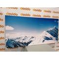 CANVAS PRINT SNOWY MOUNTAINS - PICTURES OF NATURE AND LANDSCAPE - PICTURES