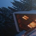 CANVASTAVLA VINTERSTUGA I SKOGEN - JUL- OCH VINTERTAVLOR - TAVLOR