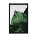 POSTER ENCHANTING MONSTERA LEAF - FLOWERS - POSTERS