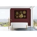 WANDBILD GOLDENER BUDDHA - BILDER MIT FENG SHUI-MOTIVEN - BILDER