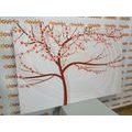 CANVAS PRINT MODERN TREE ON AN ABSTRACT BACKGROUND - ABSTRACT PICTURES - PICTURES