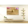 CANVAS PRINT JAPANESE GARDEN WITH FENG SHUI ELEMENTS - PICTURES FENG SHUI - PICTURES