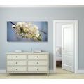 CANVAS PRINT BLOSSOMING CHERRY BRANCH - PICTURES FLOWERS - PICTURES