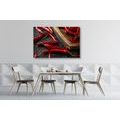 CANVAS PRINT PLATE WITH CHILI PEPPERS - PICTURES OF FOOD AND DRINKS - PICTURES