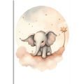 CANVAS PRINT DREAMY ELEPHANT - DREAMY LITTLE ANIMALS - PICTURES