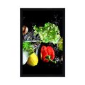 POSTER FRUITS AND VEGETABLES - WITH A KITCHEN MOTIF - POSTERS