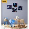 CANVAS PRINT SET MYSTERIOUS UNIVERSE - SET OF PICTURES - PICTURES