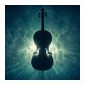 WANDBILD MUSIKALISCHE MAGIE IM RAUM - MUSIKBILDER - BILDER