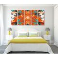 5-PIECE CANVAS PRINT STAR ABSTRACTION - ABSTRACT PICTURES{% if product.category.pathNames[0] != product.category.name %} - PICTURES{% endif %}