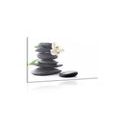 CANVAS PRINT ZEN STONES WITH LILY - PICTURES FENG SHUI - PICTURES