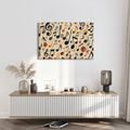 WANDBILD VINTAGE NOTENSYMPHONIE - MUSIKBILDER - BILDER