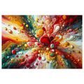 OBRAZ EXPLOZIVNÍ BAREVNÝ CHAOS - ABSTRAKTNÍ OBRAZY - OBRAZY
