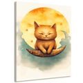 CANVAS PRINT DREAMY CAT - DREAMY LITTLE ANIMALS - PICTURES