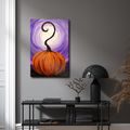 QUADRO SU TELA – ZUCCA MAGICA NELLA NOTTE - QUADRI HALLOWEEN E HORROR - STAMPE E QUADRI