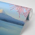 WALL MURAL LAKE VIEW OF MOUNT FUJI - WALLPAPERS NATURE - WALLPAPERS