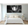 CANVAS PRINT ETHNIC LOVE IN BLACK AND WHITE - BLACK AND WHITE PICTURES - PICTURES