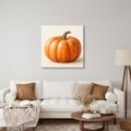 QUADRO SU TELA – ZUCCA AUTUNNALE MATURA - QUADRI HALLOWEEN E HORROR - STAMPE E QUADRI