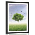 POSTER – ALBERO SOLITARIO NEL PRATO - NATURA - POSTER