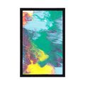 POSTER ABSTRACTION IN PASTEL COLORS - ABSTRACT AND PATTERNED - POSTERS