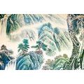 CANVAS PRINT CHINESE LANDSCAPE PAINTING - PICTURES OF NATURE AND LANDSCAPE - PICTURES