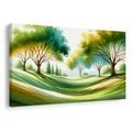 OBRAZ KRAJINA SE STROMY - OBRAZY STROMY ŽIVOTA - OBRAZY