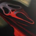 WANDBILD HORRORFIGUR UNTER ROTEM HIMMEL - HALLOWEEN- UND HORROR-BILDER - BILDER
