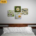 CANVAS PRINT SET MAGICAL FLOWERS - SET OF PICTURES - PICTURES