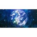 CANVAS PRINT PLANET EARTH - PICTURES OF SPACE AND STARS - PICTURES