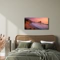 OBRAZ KLIDNÁ PLÁŽ PŘI ÚSVITU - OBRAZY VÝCHOD A ZÁPAD SLUNCE - OBRAZY