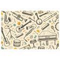 WANDBILD MUSIKINSTRUMENTE IN HARMONIE - MUSIKBILDER - BILDER