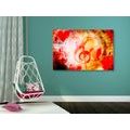 TABLEAU SUR TOILE – AMOUR POUR LA MUSIQUE - TABLEAUX D'AMOUR - TABLEAUX
