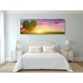 CANVAS PRINT HEART-SHAPED TREE IN A MEADOW - PICTURES LOVE{% if product.category.pathNames[0] != product.category.name %} - PICTURES{% endif %}