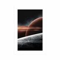 POSTER MIT PASSEPARTOUT PLANETEN IN DER GALAXIE - UNIVERSUM UND STERNE - POSTER