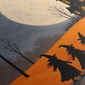 QUADRO SU TELA – STREGA SOTTO LA LUNA PIENA - QUADRI HALLOWEEN E HORROR - STAMPE E QUADRI