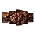 CANVASTAVLA 5-DELAD ROSTADE KAFFEBÖNOR - MAT- OCH DRYCKESTAVLOR - TAVLOR