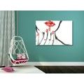 CANVAS PRINT WATERCOLOR PORTRAIT OF A WOMAN - PICTURES OF PEOPLE - PICTURES