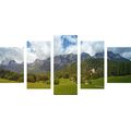 5-PIECE CANVAS PRINT PICTURESQUE AUSTRIA - PICTURES OF NATURE AND LANDSCAPE - PICTURES
