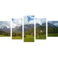 QUADRO IN 5 PARTI QUADRO DELL'AUSTRIA - QUADRI DI NATURA E PAESAGGIO - QUADRI