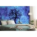 SELF ADHESIVE WALLPAPER TREE OF LIFE ON A BLUE BACKGROUND - SELF-ADHESIVE WALLPAPERS - WALLPAPERS