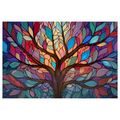 OBRAZ BAREVNÝ STROM ŽIVOTA - OBRAZY STROMY ŽIVOTA - OBRAZY