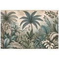 SAMOLEPÍCÍ TAPETA TROPICKÁ DŽUNGLE V PASTELOVÝCH TÓNECH - TAPETY DŽUNGLE - TAPETY
