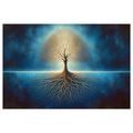 OBRAZ STROM ŽIVOTA V MODRÉM - OBRAZY STROMY ŽIVOTA - OBRAZY