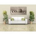 CANVAS PRINT MEDITATING STONE - PICTURES FENG SHUI - PICTURES