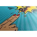 CANVAS PRINT WITH A POP ART THEME - BANG! - POP ART PICTURES - PICTURES