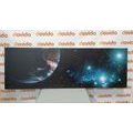 CANVAS PRINT UNIVERSE AND GLOBE - PICTURES OF SPACE AND STARS - PICTURES